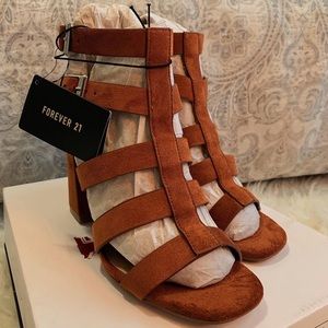 light brown f21 heels